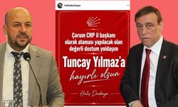 Halis Durkaya Duyurdu: “Çorum’un Yeni CHP İl Başkanı Tuncay Yılmaz”
