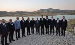 Protokol, Sungurlu’da Su Deposunu Ve Diği Göletini Gezdi