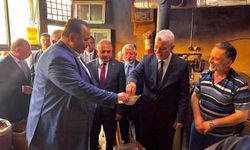 Milletvekili Kaya, Bakan Bolat ile Çorum Esnafını Ziyaret Etti