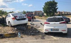 İki Otomobilin Çarpıştığı Kazada 7 Kişi Yaralandı