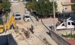 Kazı Yaparken Gaz Borusunu Deldi