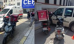 Motosikletli Kuryenin Çarptığı Çocuk Hastanelik Oldu