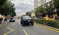 Zafer Bayramı Öncesi Off-Road Korteji Renkli Görüntüler Oluşturdu
