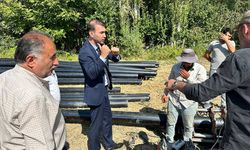 Sazköy Köyü Tarımsal Sulama Projesi Çalışmaları Yerinde İncelendi