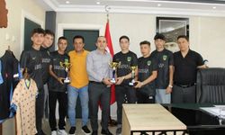 Kaymakam Polat Hakkar İskilip Spor Kulübü Sporcularını Kabul Etti