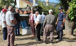 Kaymakam Yeniköy’deki İçmesuyu Çalışmalarını İnceledi