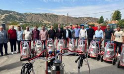 Uğurludağ’da Süt Sağım Makineleri Dağıtıldı