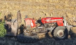 Korkunç Kaza! Traktör Sürücüsü Hayatını Kaybetti