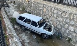 Kartal yoldan çıktı dereye uçtu