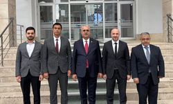 Milletvekili Ahlatcı ve partililerden İşkur İl Müdürüne hayırlı olsun ziyareti