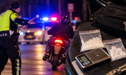 Polisten kaçan motosikletten çıkanlar şoke etti
