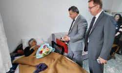 100 Yaşındaki Vatandaşa Anlamlı Ziyaret