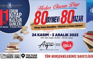 Çorum Belediyesi 11. Kitap Kültür Günleri