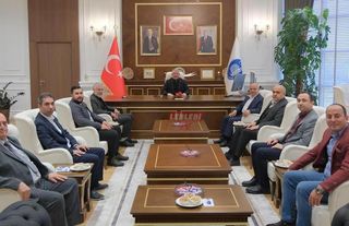 Sendika Başkanlarından Başkan Aşgın’a Ziyaret