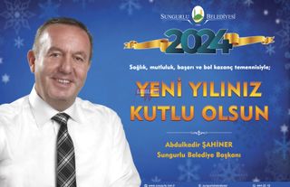 Sungurlu Belediyesi 2024 Yeniyıl Kutlama
