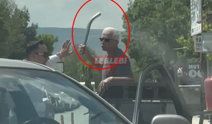 Çorum’da Trafik Tartışmasında, Demir Sopayla Tehdit!