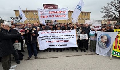 “Köyün Ortasına Taş Ocağı” Tepkisi: Karakaya’lılardan Protesto