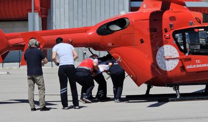 Kahreden Kaza: Minik Çocuk Ağır Yaralandı, Helikopterle Ankara’ya Gönderildi