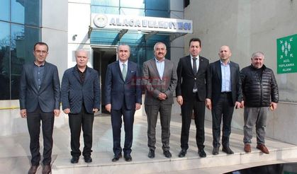 Sinpaş Holding Yönetim Kurulu Başkanı Çelik’ten Başkan Şaltu’ya Ziyaret