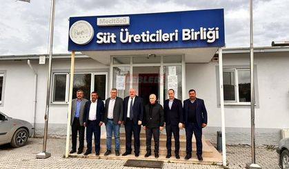 Türkiye Süt Üreticileri Başkanı Keskin’den, Ayvaz’a Ziyaret