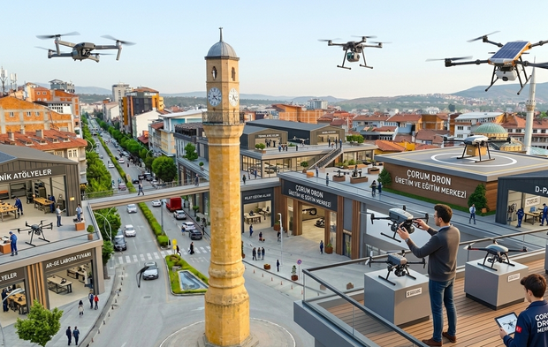 Çorum’a Dron Üretim Ve Eğitim Merkezi Kurulacak