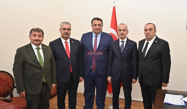 Ulaştırma Bakanı Uraloğlu İle Bir Araya Geldiler