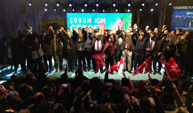 AK Parti Çorum Belediye Başkan Adayı Aşgın’a Coşkulu Karşılama