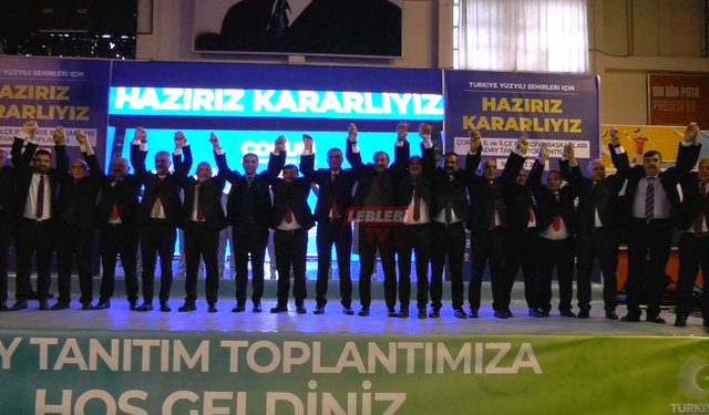 AK Parti Çorum Belediye Başkan Adaylarını Tanıttı