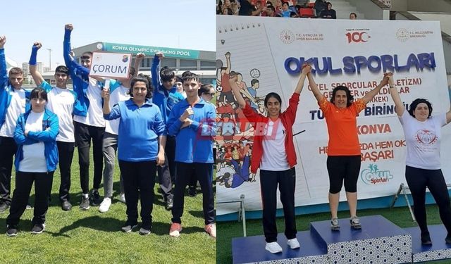 Çorumlu Özel Sporculardan Büyük Başarı