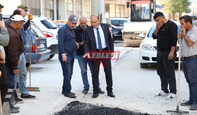 Başkan Arslan, Yol Yapım Çalışmalarını Yerinde İnceldi