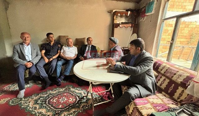 Kaymakam Ramazan Polat Kıbrıs Gazilerini Ziyaret Etti