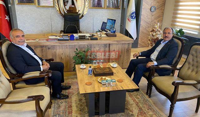 Büyükelçi Bağcı'dan Dodurga Belediye Başkanı Çetinkaya'ya ziyaret