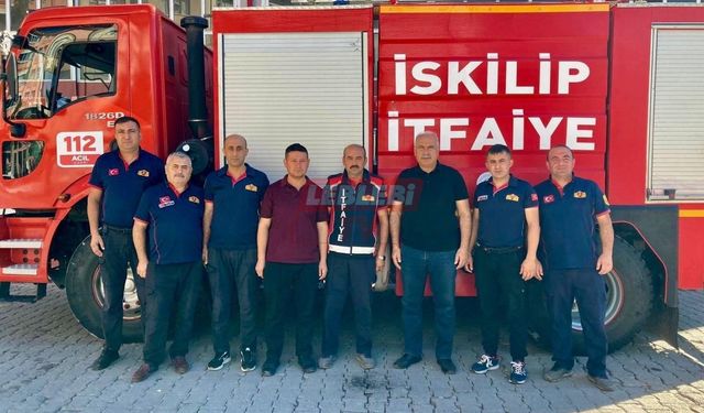 İzmir'deki Orman Yangınına İskilip İtfaiyesinden Destek