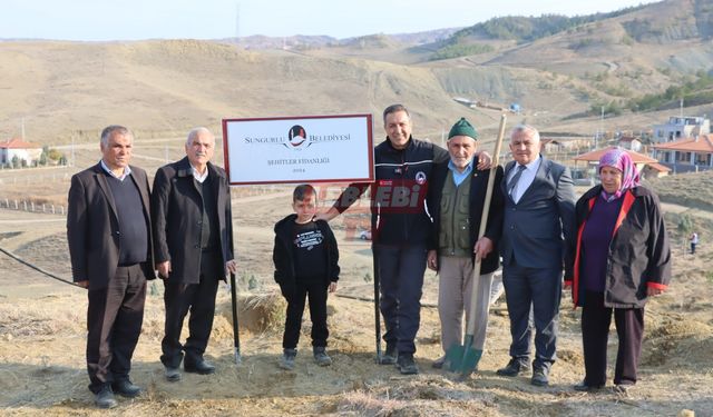 Sungurlu’da Milli Ağaçlandırma Günü Kapsamında Hatıra Ormanı Oluşturuldu