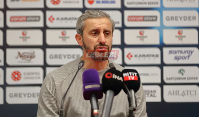 Özbalta: “Bu Haftaki Oyun Tam Geçen Haftaki Gibi Değil”