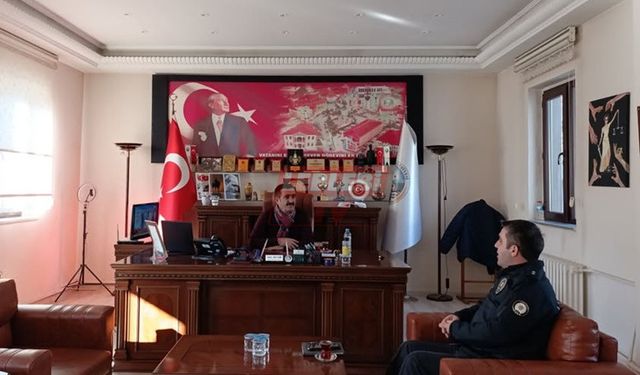İlçe Emniyet Amiri Döner’den Başkan Aylar’a İade-i Ziyaret