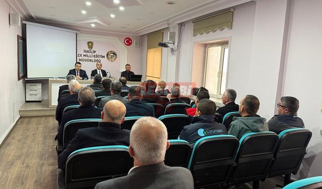 İskilip'te Afet ve Acil Durum Koordinasyon Toplantısı Yapıldı