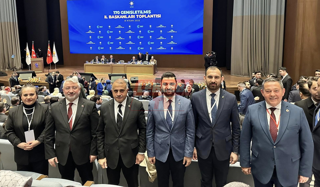 AK Parti 170. Genişletilmiş İl Başkanları Toplantısı’na Çorum’dan Yoğun Katılım