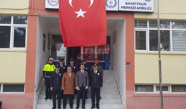 Başkan Ünlü ve Kaymakam Yüce Polis Haftasını Kutladı