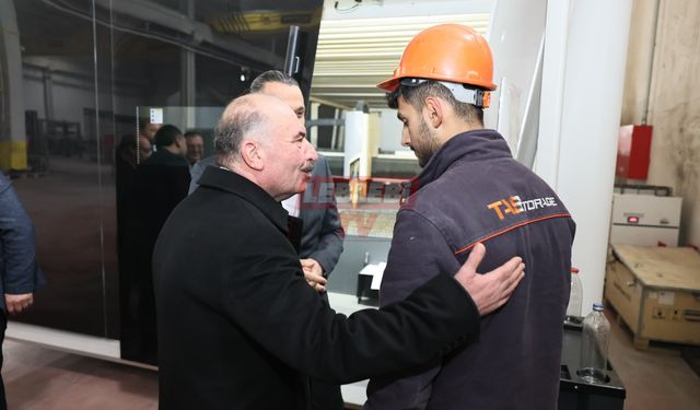 Vali Çalgan, OSB’de Sanayi Gelişimini Değerlendirdi