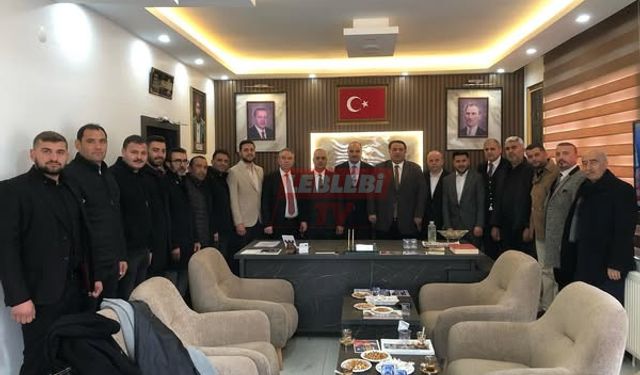 AK Parti Çorum Milletvekillerinden Alaca İlçe Başkanlığı'na Ziyaret