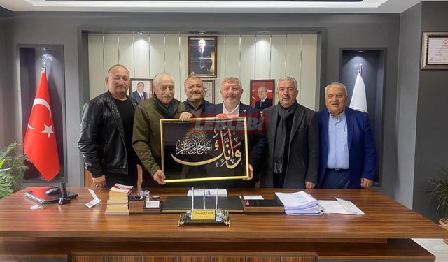 İsmail Lek ve Beraberindeki Heyetten Başkan Gelgör’e Ziyaret