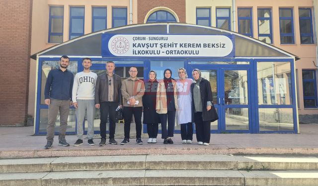 Sungurlu Rehberlik Araştırma Merkezi Psikolojik Danışmanları, Köy Okullarına Ziyaret Gerçekleştirdi
