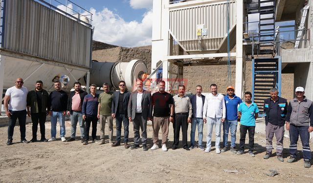 Osmancık Belediyesi Sıcak Asfalt Plenti’nde İnceleme