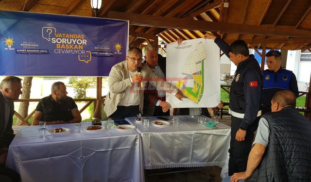 Ünlü: “Halkımızın Her Zaman Yanındayız”