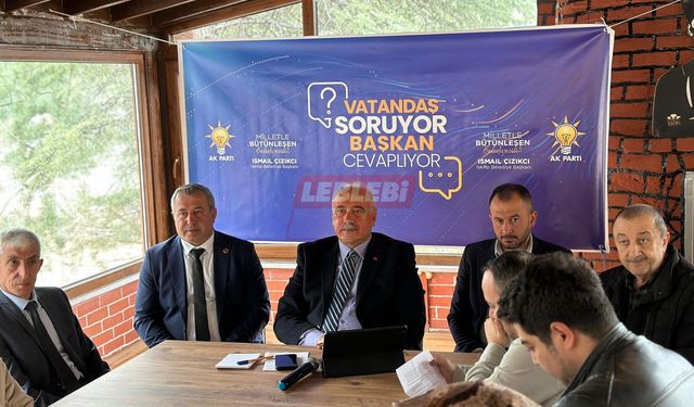 İskilip'te "Vatandaş Soruyor, Başkan Cevaplıyor" Toplantısı Yapıldı
