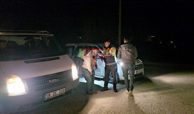 Çorum’da Trafik Denetiminde 33 Sürücüye 386 Bin 630 Lira Ceza