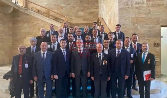 Alaca Şehit Yakınları Ve Gaziler Derneği’nden Hulusi Akar’a Ziyaret