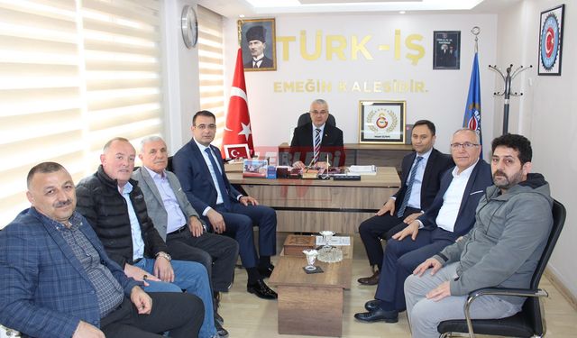 1 Mayıs'ta Emekçiye Vefa: SGK Müdürü Sendikaları Ziyaret Etti