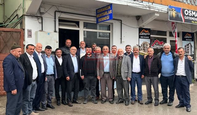 Osmancık Muhtarlar Derneği Başkanı Mustafa Çalışkan oldu
